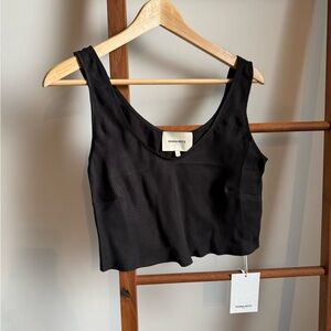 Shaina Mote Murano camisole in soft black/onyx - S